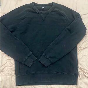 Uniqlo Black Crewneck Sweater Timeless Design